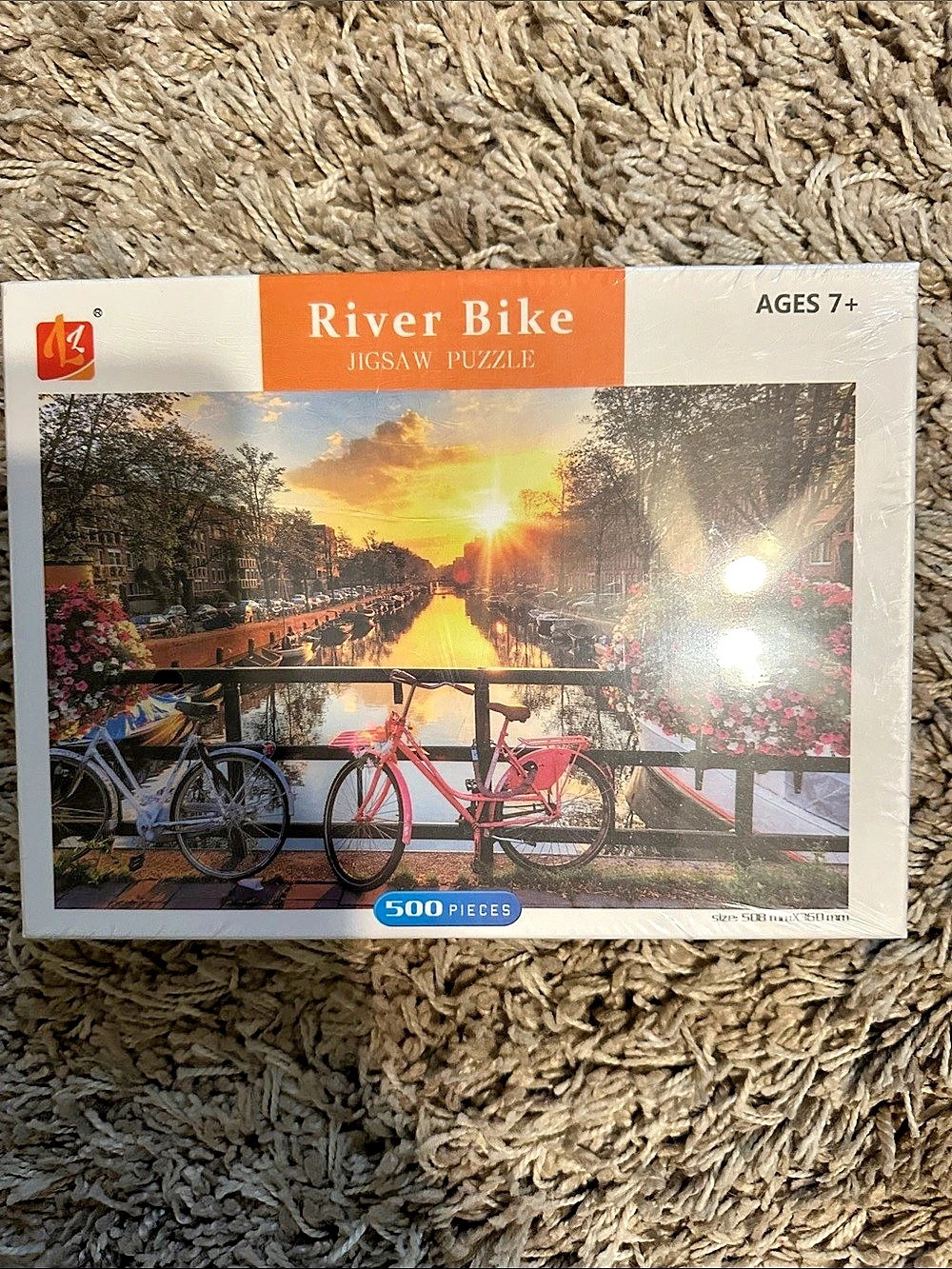 Ravensburger River Bike Jigsaw Puzzle 500-Piece Puzzle Ages 7+